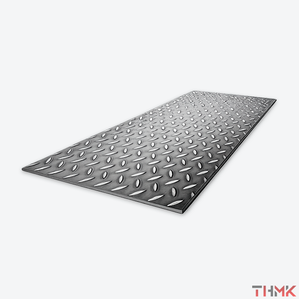 Лист рифленый 2.5х1250х2500 мм чечевица ГОСТ 8568-77